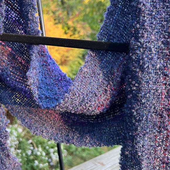 NWT Handmade Wool/Mohair Fringed Scarf Made In Camphill Community Dingle Ireland - Picture 11 of 16